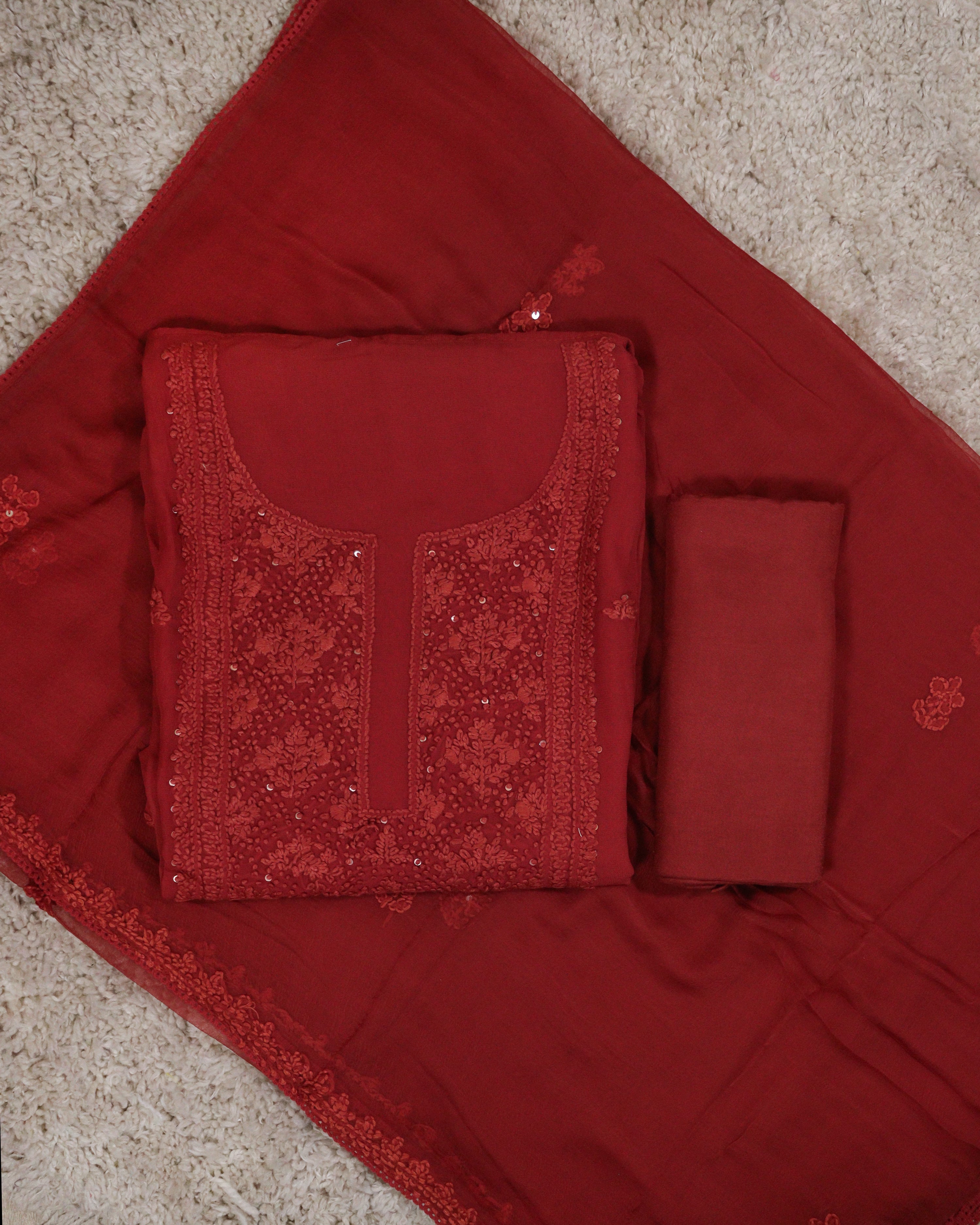 Load image into Gallery viewer, Viscose Georgette Unstitched Suit-4149
