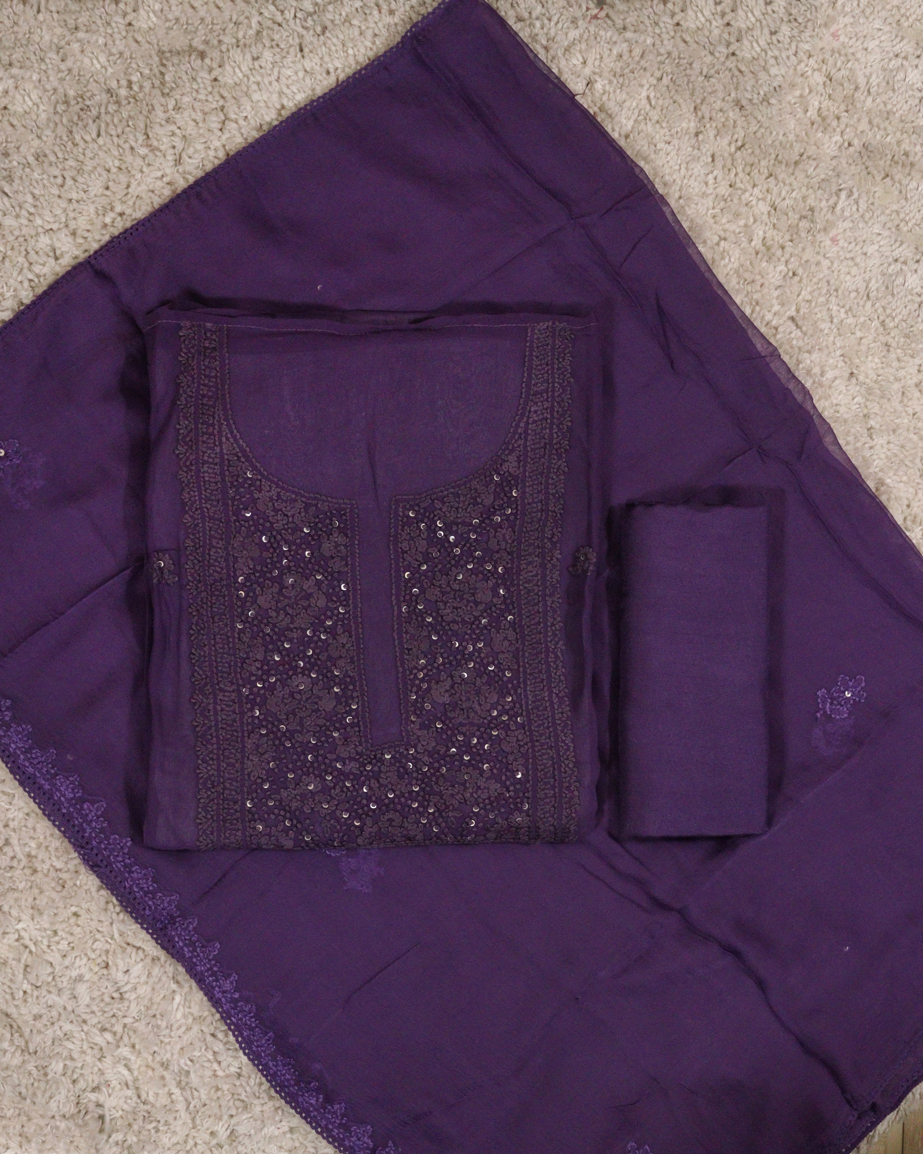 Load image into Gallery viewer, Viscose Georgette Unstitched Suit-4149
