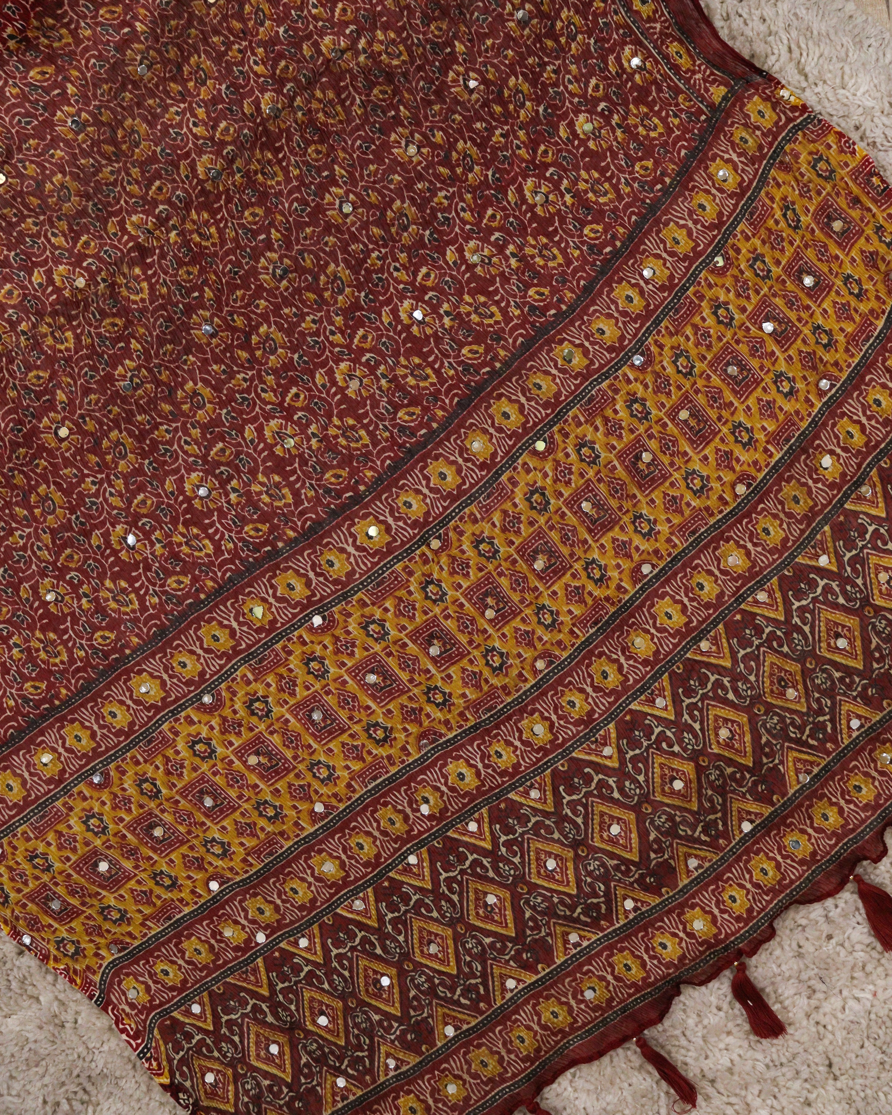 Load image into Gallery viewer, Chiffon Dupatta-4302
