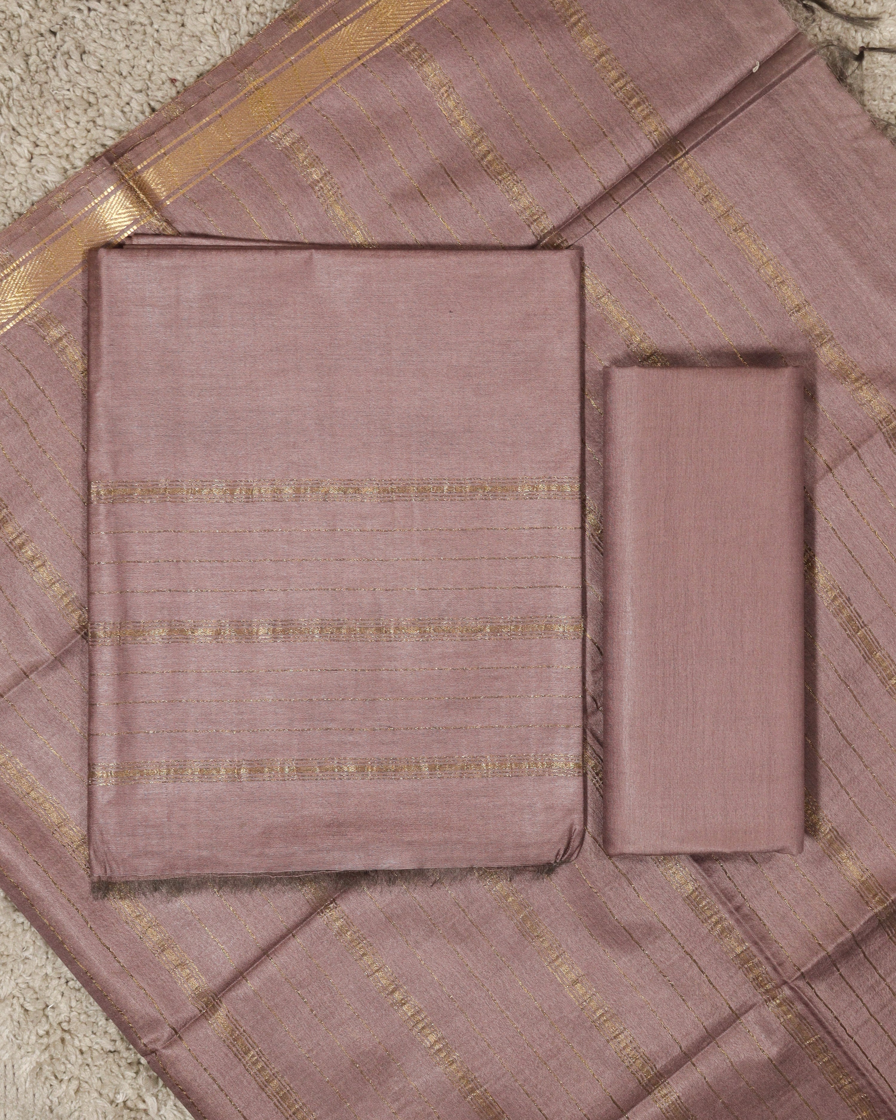 Load image into Gallery viewer, Semi Tussar Silk Unstitched Suit-8786
