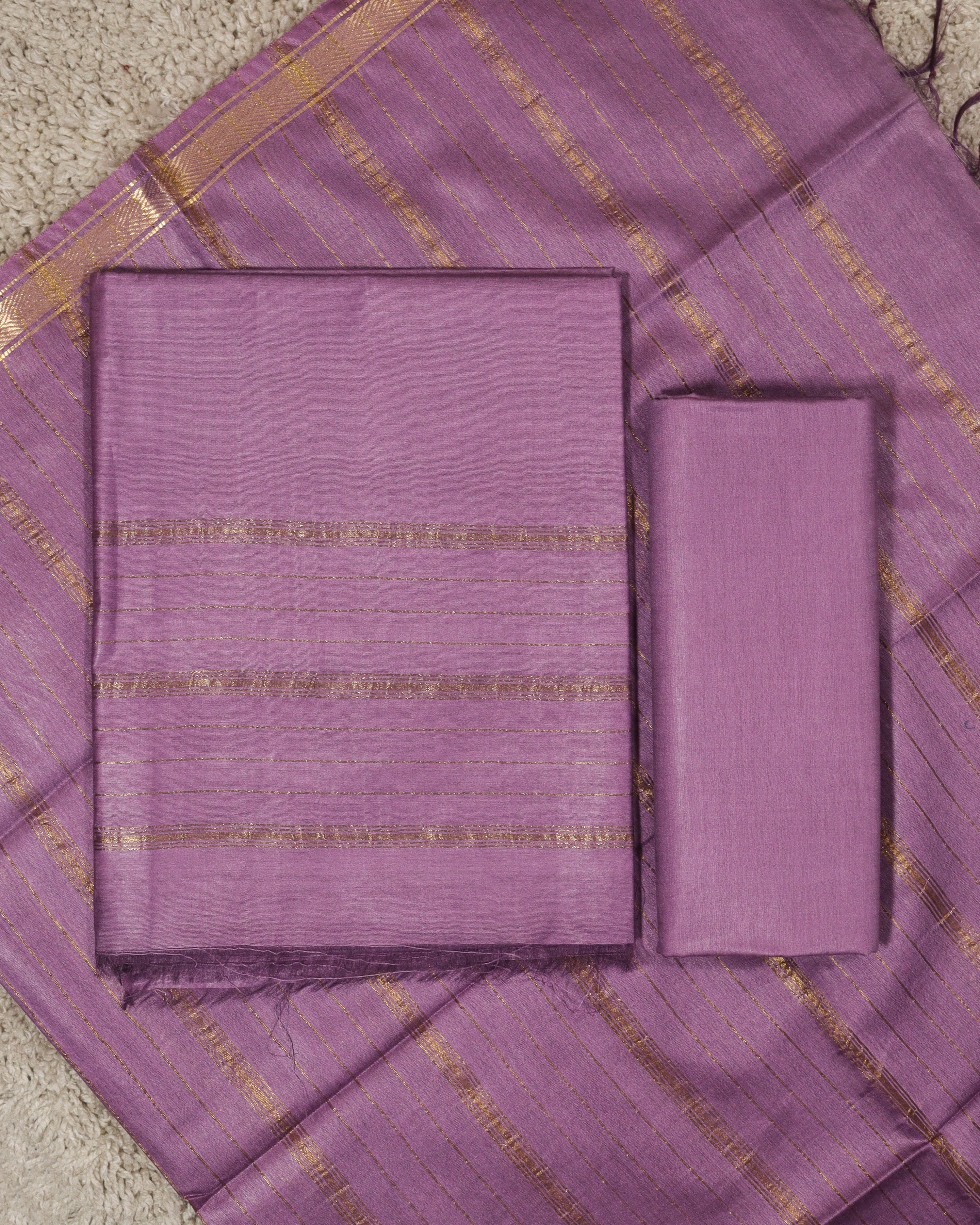 Load image into Gallery viewer, Semi Tussar Silk Unstitched Suit-8786
