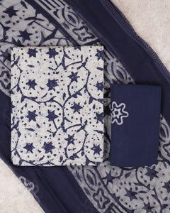 Pure Cotton Hakoba Unstitched Suit-0496