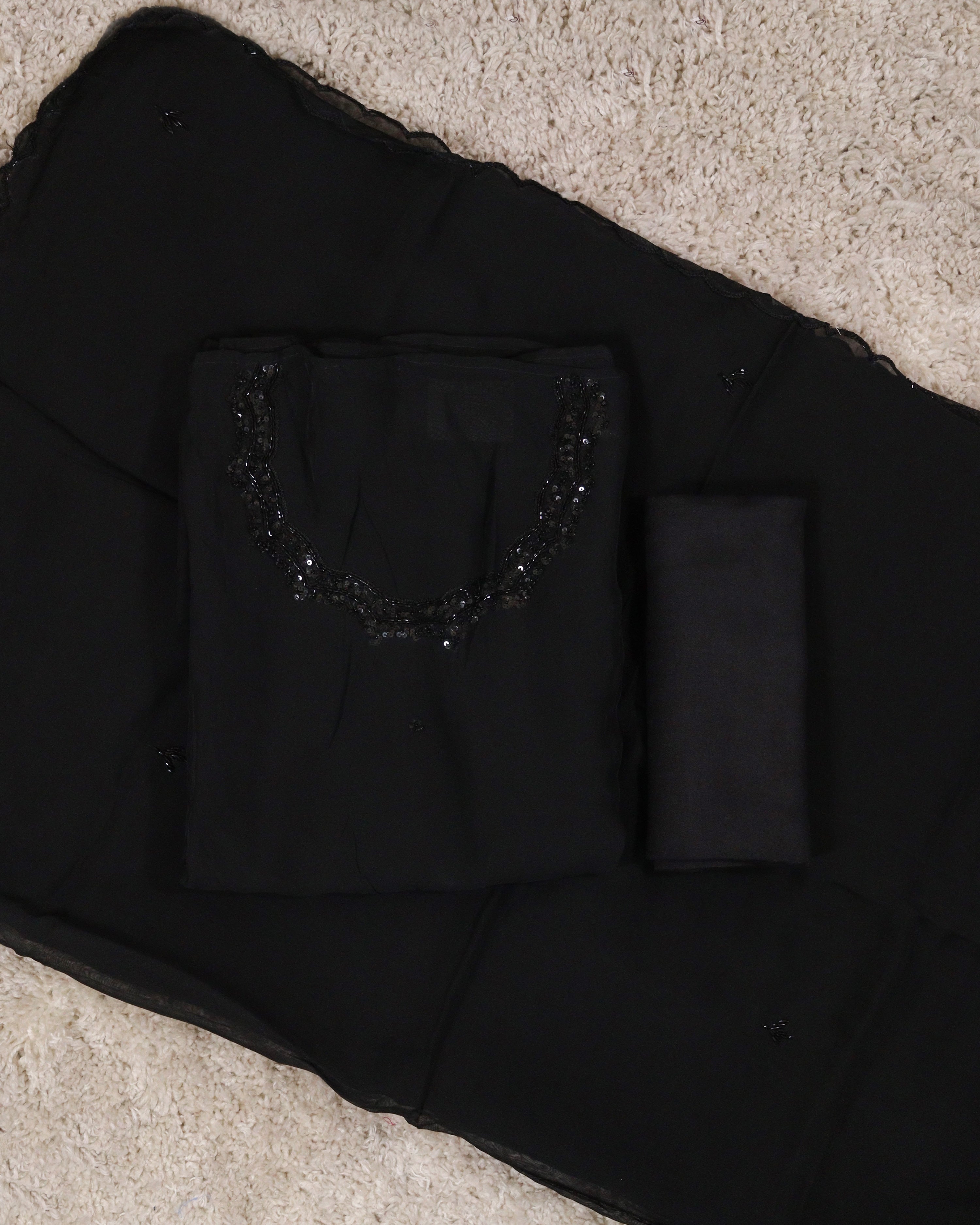 Load image into Gallery viewer, Viscose Organza Unstitched Suit-4153
