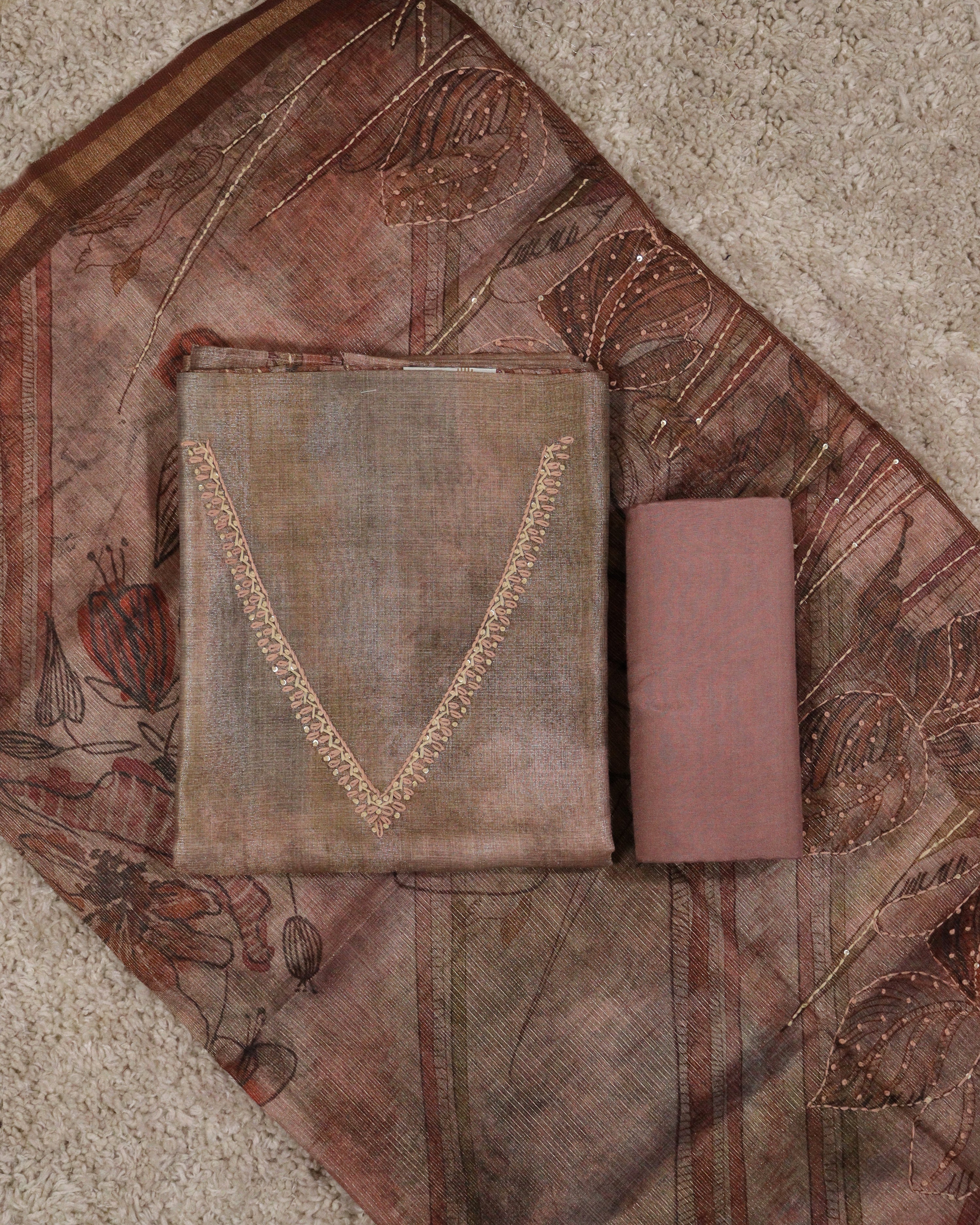 Load image into Gallery viewer, Linen Tissue Unstitched- 4799
