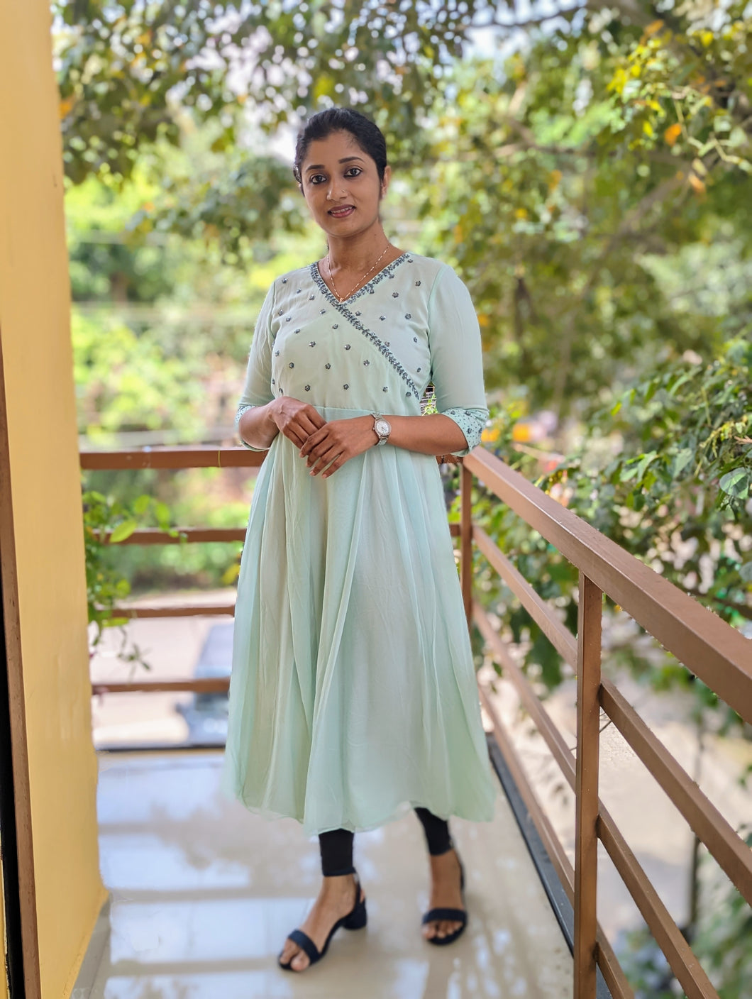 Pure Viscose Georgette Designer Kurti- 5167