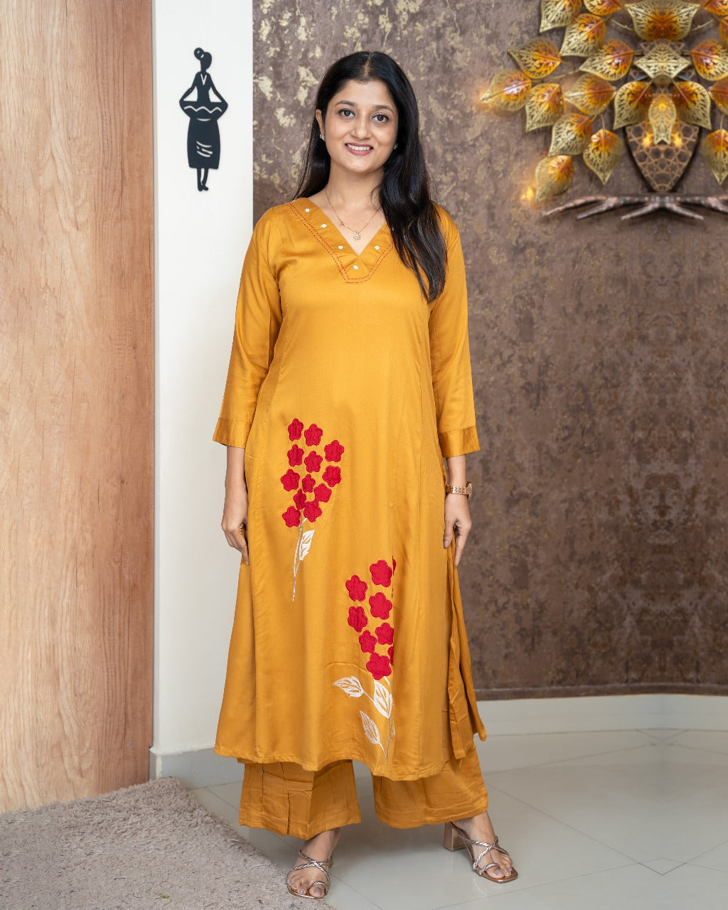 Load image into Gallery viewer, Modal Cotton Co-Ord Set-5076
