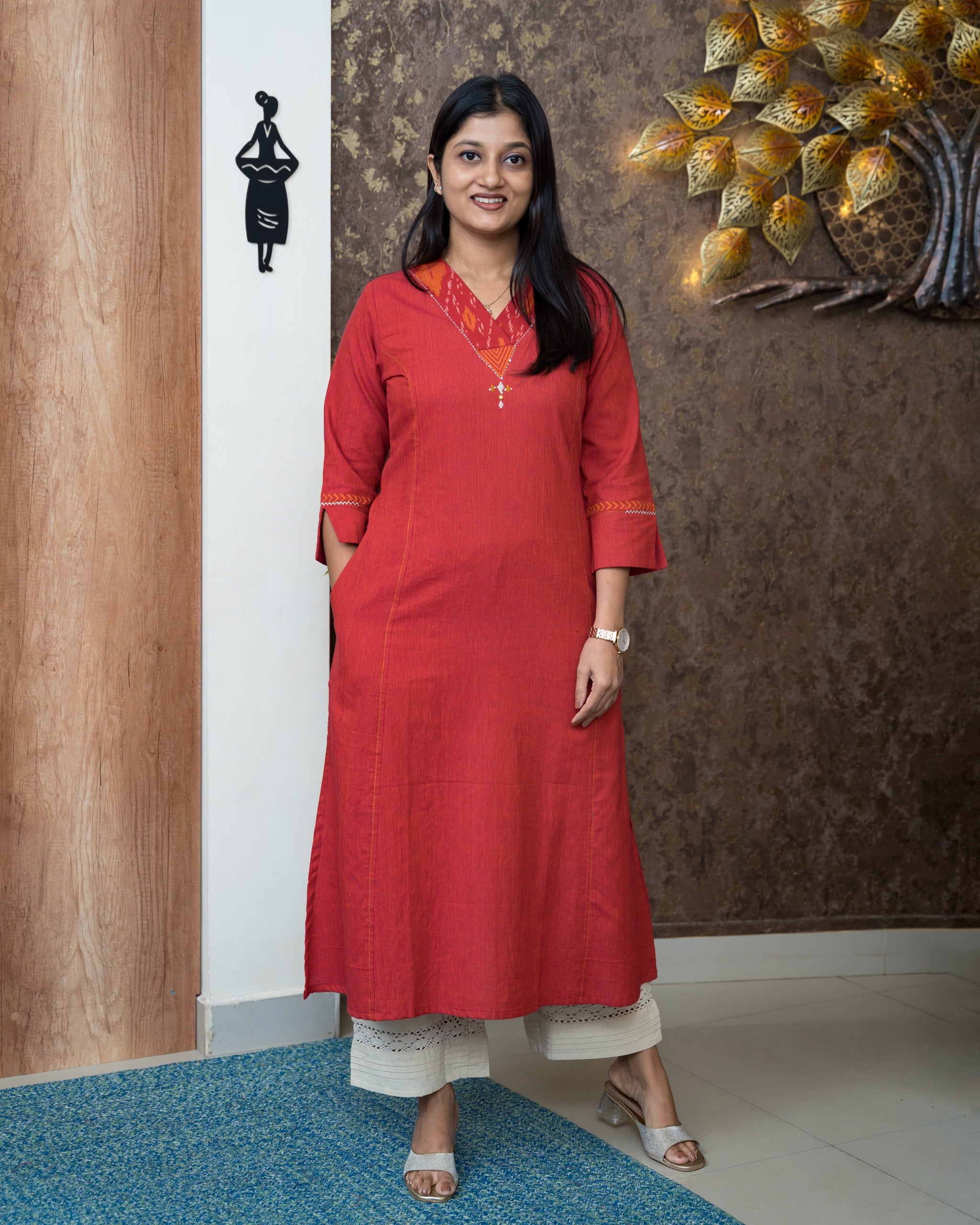 Load image into Gallery viewer, Cotton Kurti-6706
