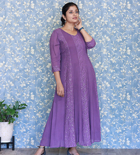 Georgette Ethnic Wear Crop top designer dress, L Size at Rs 2995 in Nashik