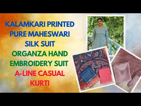 Load and play video in Gallery viewer, Pure Maheswari Silk Suit-3572
