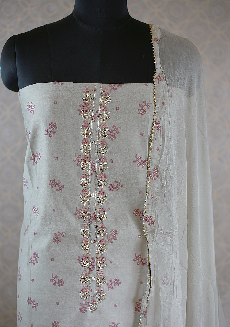 Load image into Gallery viewer, Digital Printed Muslin Silk Suit
