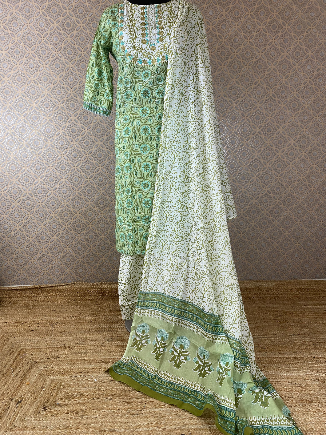 Jaipur Cotton Stitched Set 2295