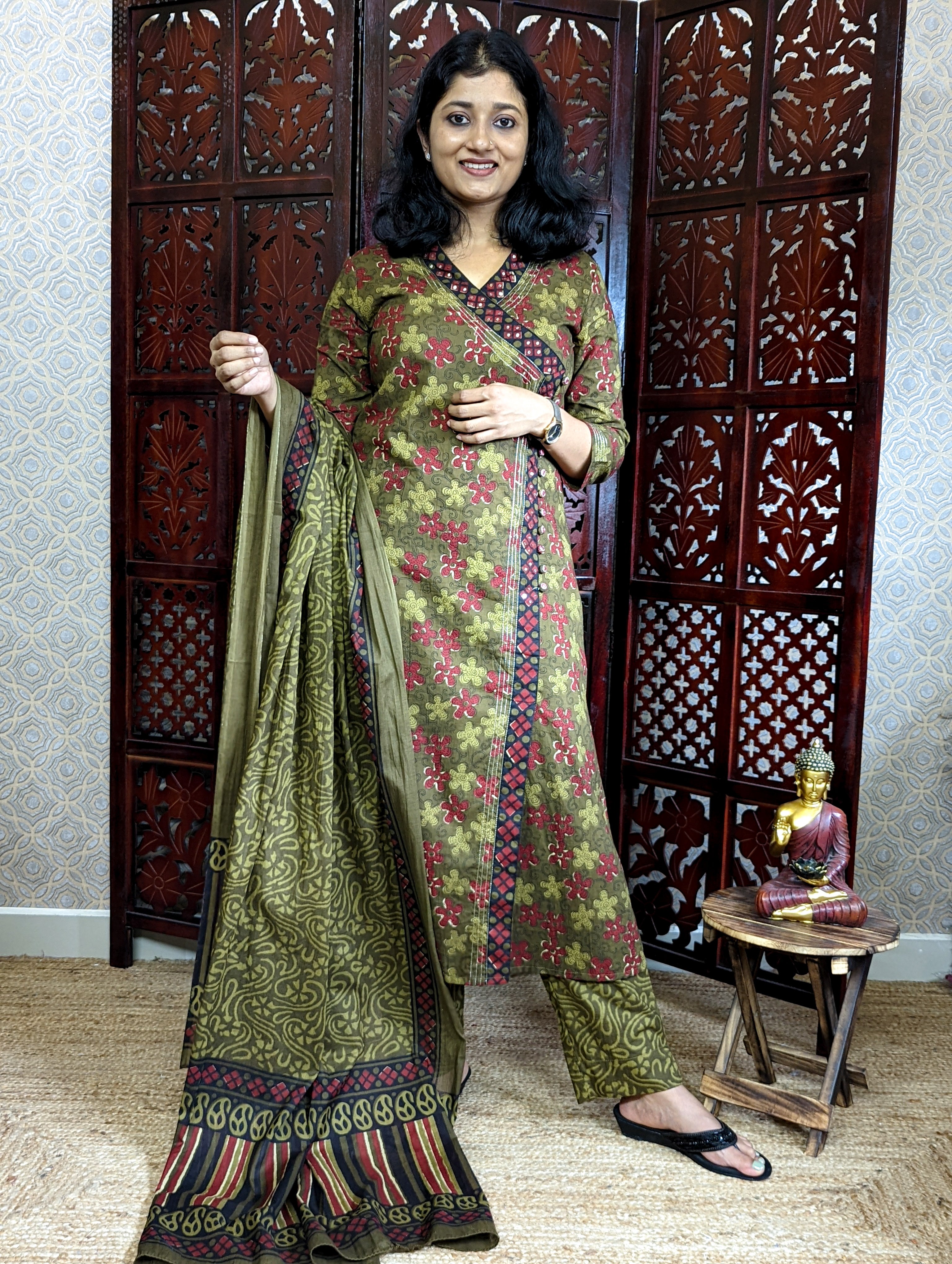 Load image into Gallery viewer, Jaipur Cotton printed suits-2561
