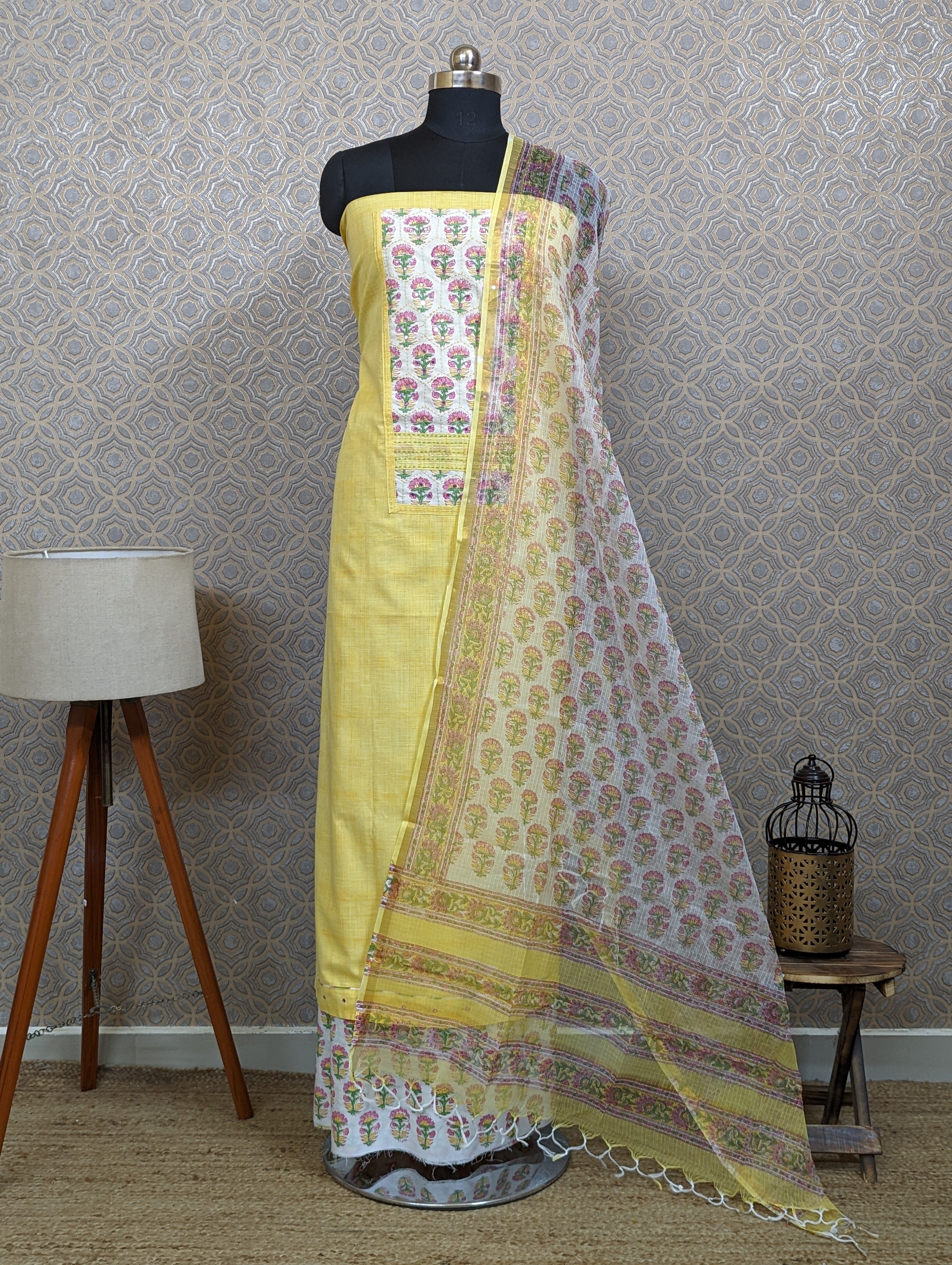Load image into Gallery viewer, Pure Cotton Unstitched Salwar : 2725.
