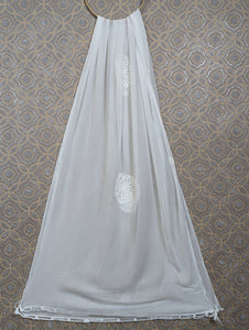 Pure Chiffon Dyeable Dupatta - 2676.