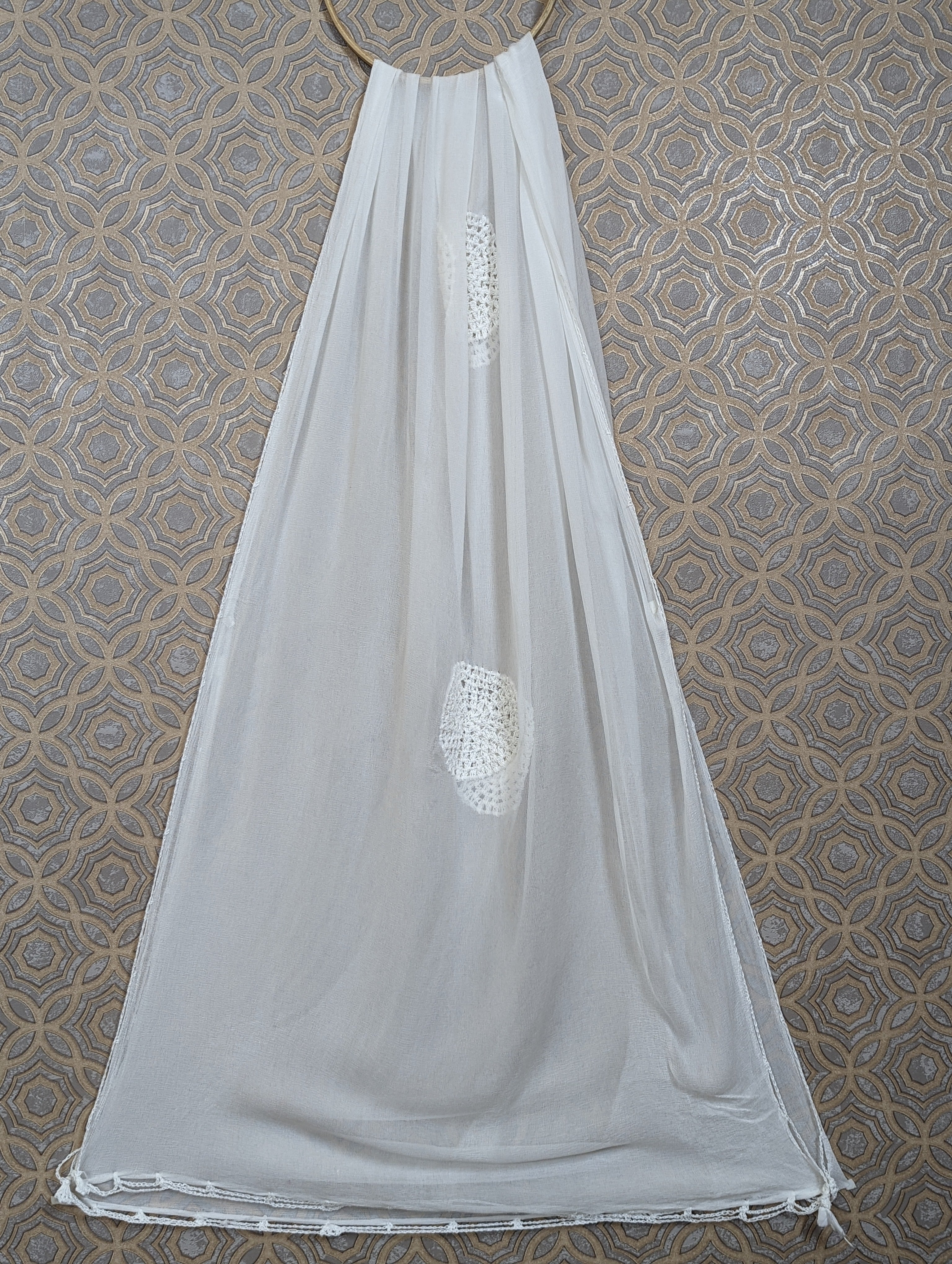 Load image into Gallery viewer, Pure Chiffon Dyeable Dupatta - 2676.
