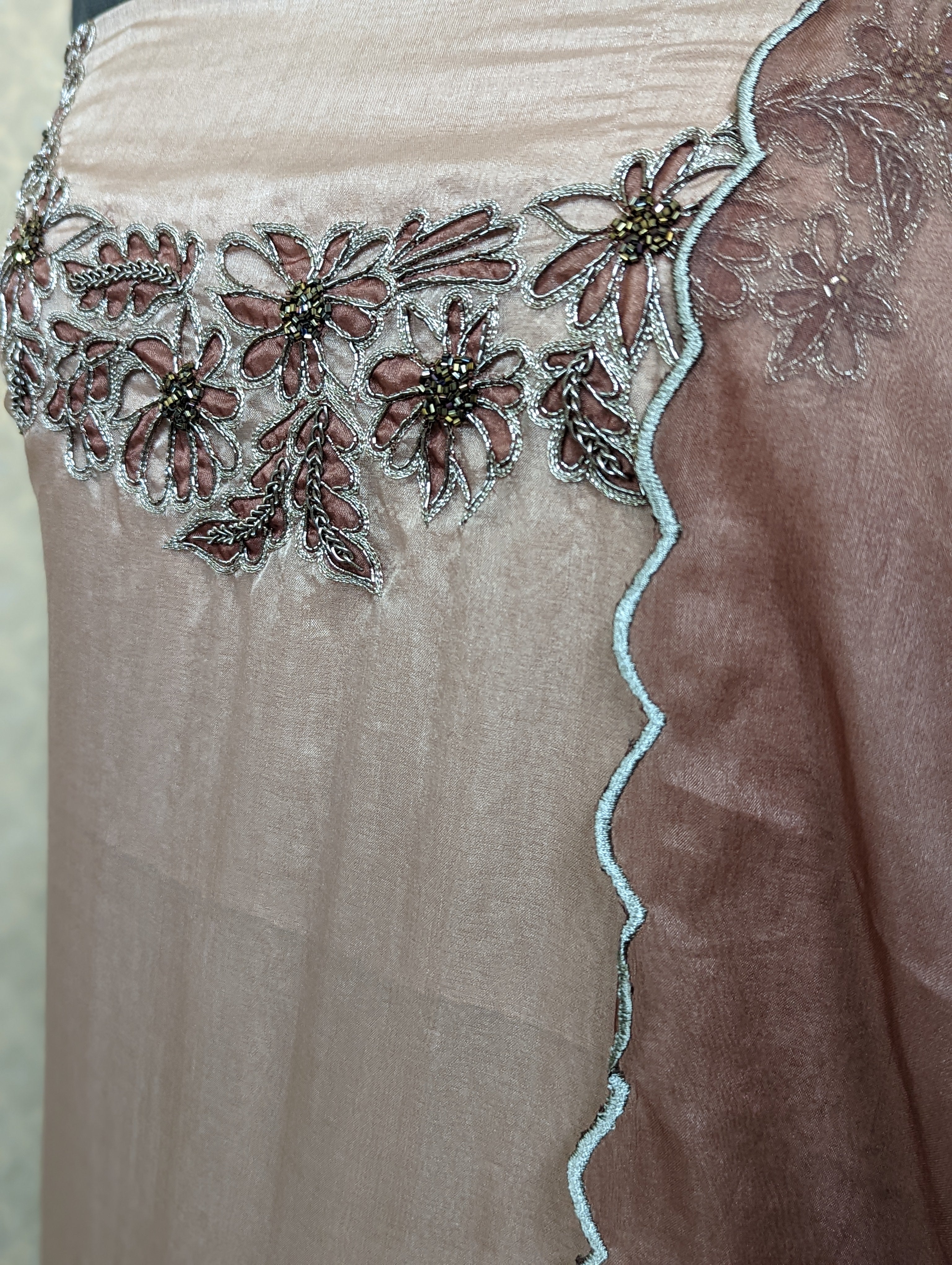 Load image into Gallery viewer, Nut Meg Organza Designer Unstitched Suits
