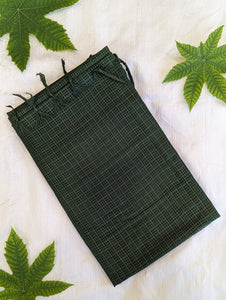 Bottle Green Silky Kota Dupatta -2667