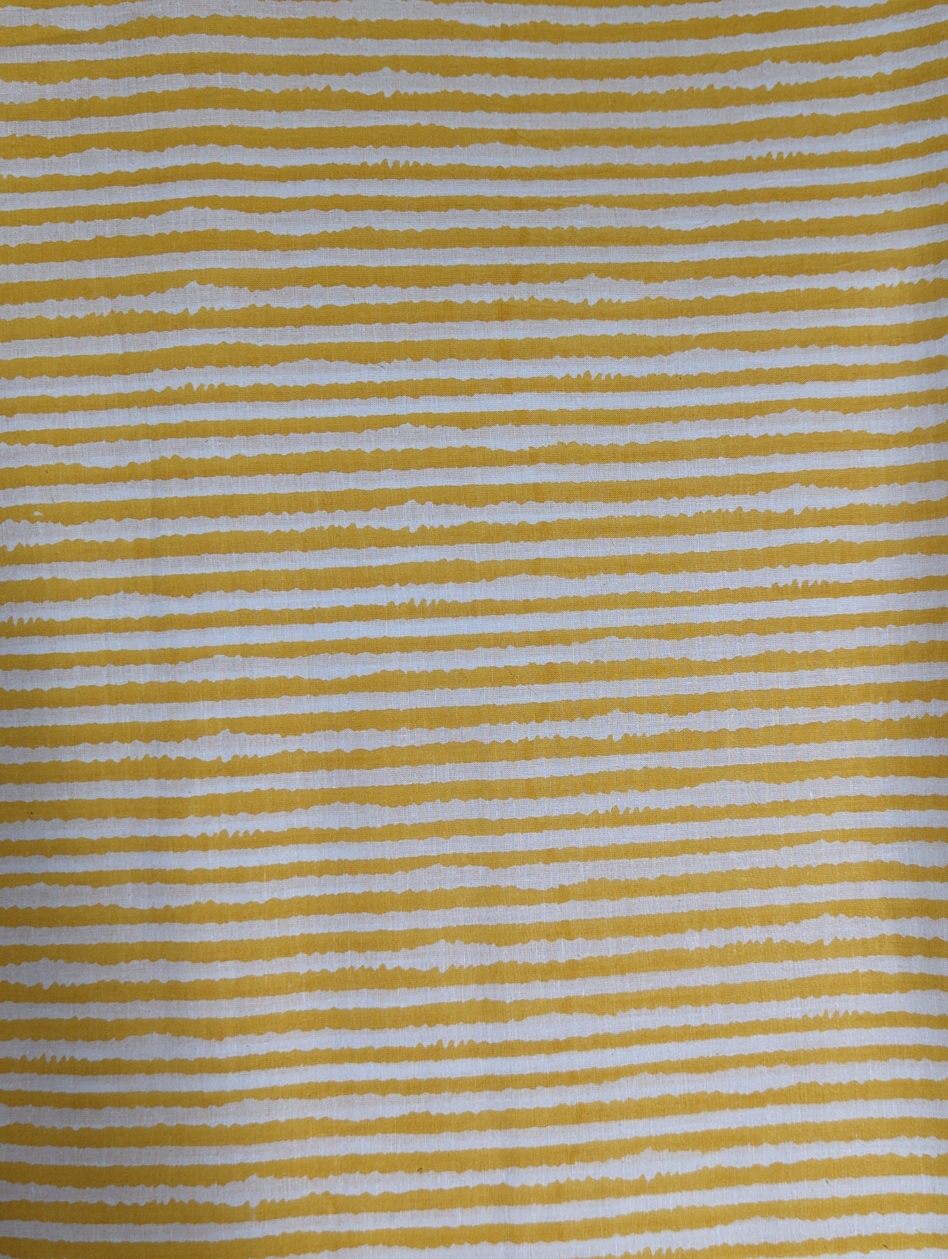 Load image into Gallery viewer, Pure Yellow Colour Printed Fabric- 2685
