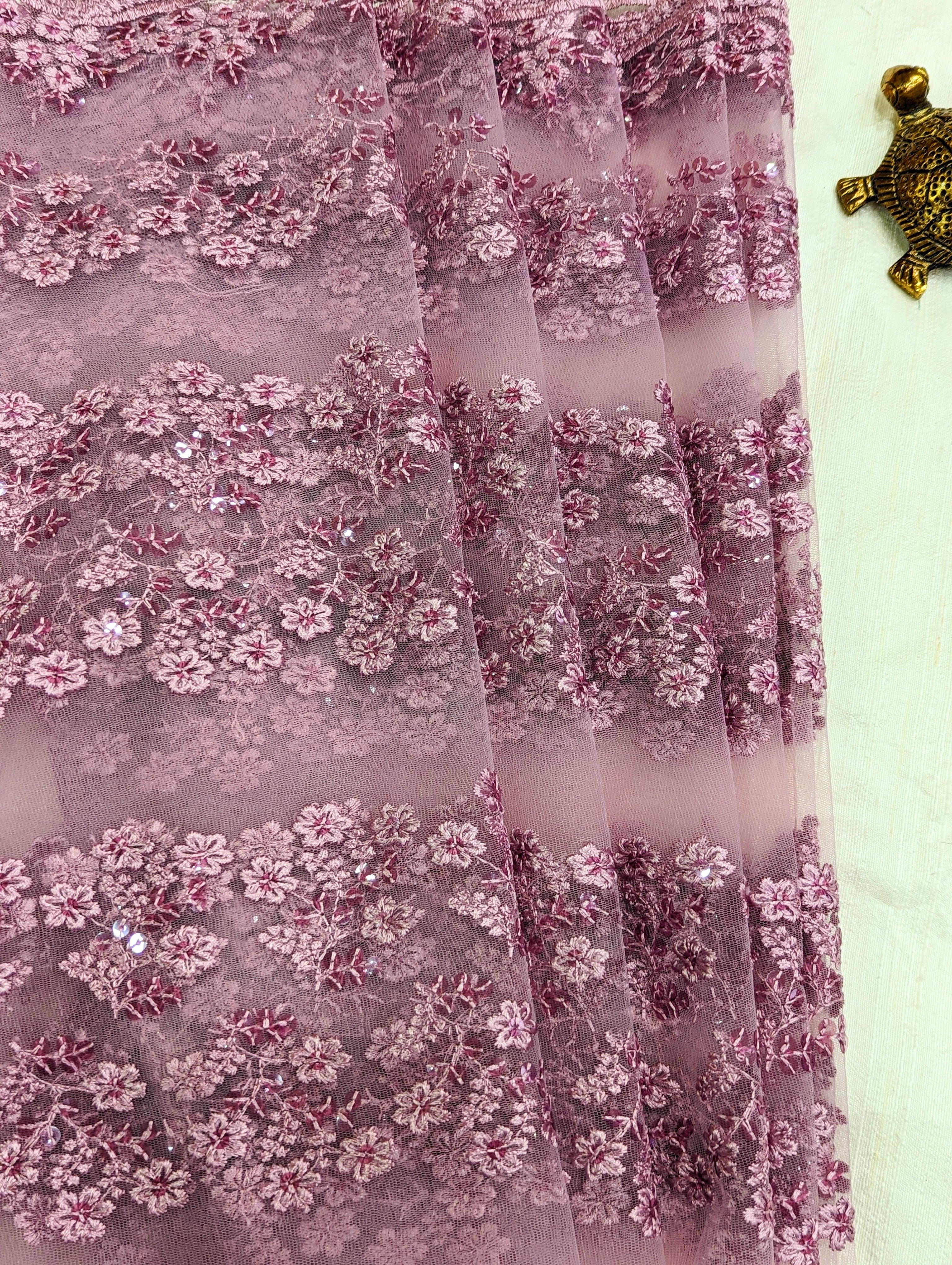 Load image into Gallery viewer, Embellished Net Designer Fabric-2746
