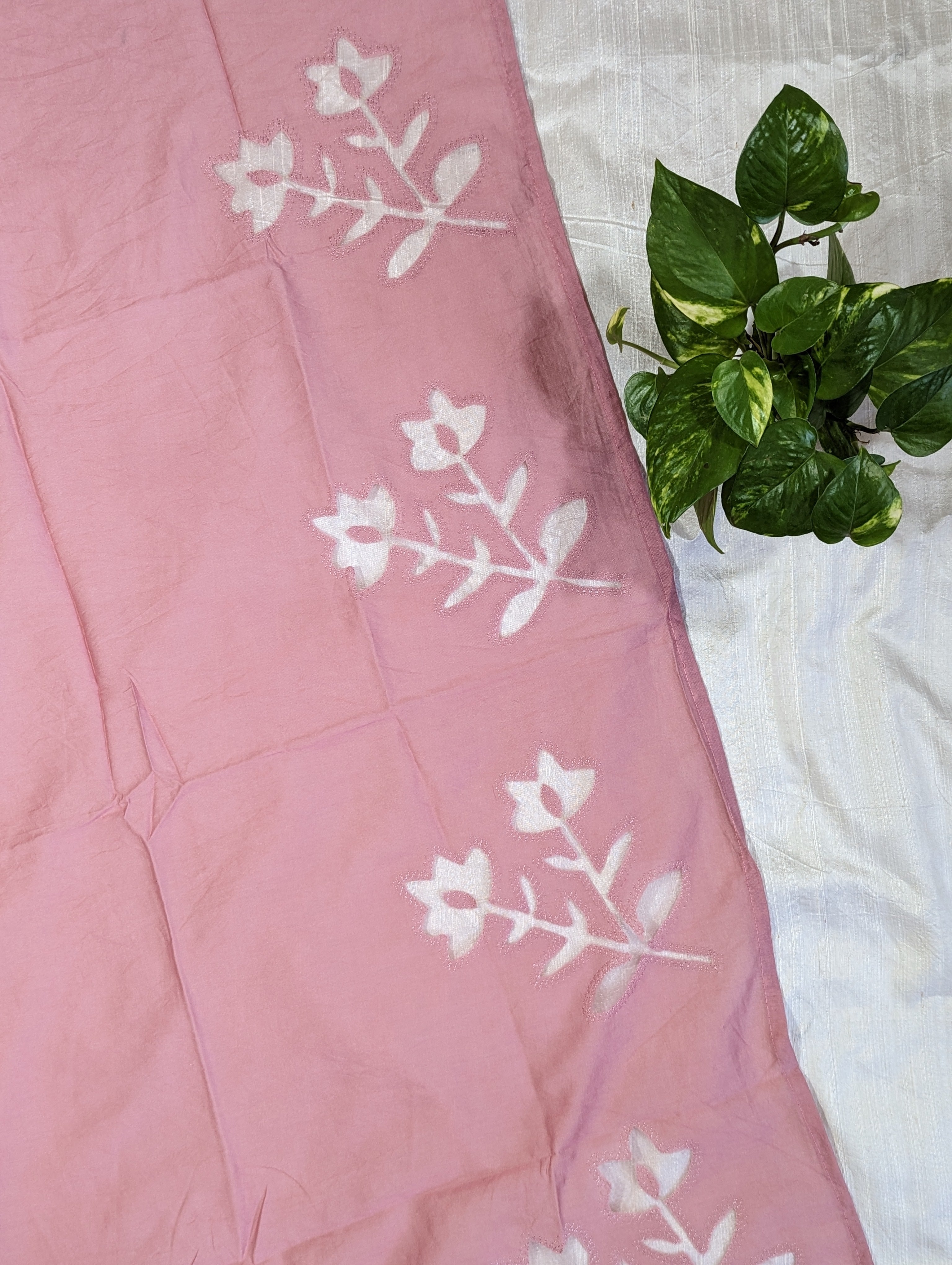Load image into Gallery viewer, Pale Onion Pink Semi Silk Unstitched Suits - 2965
