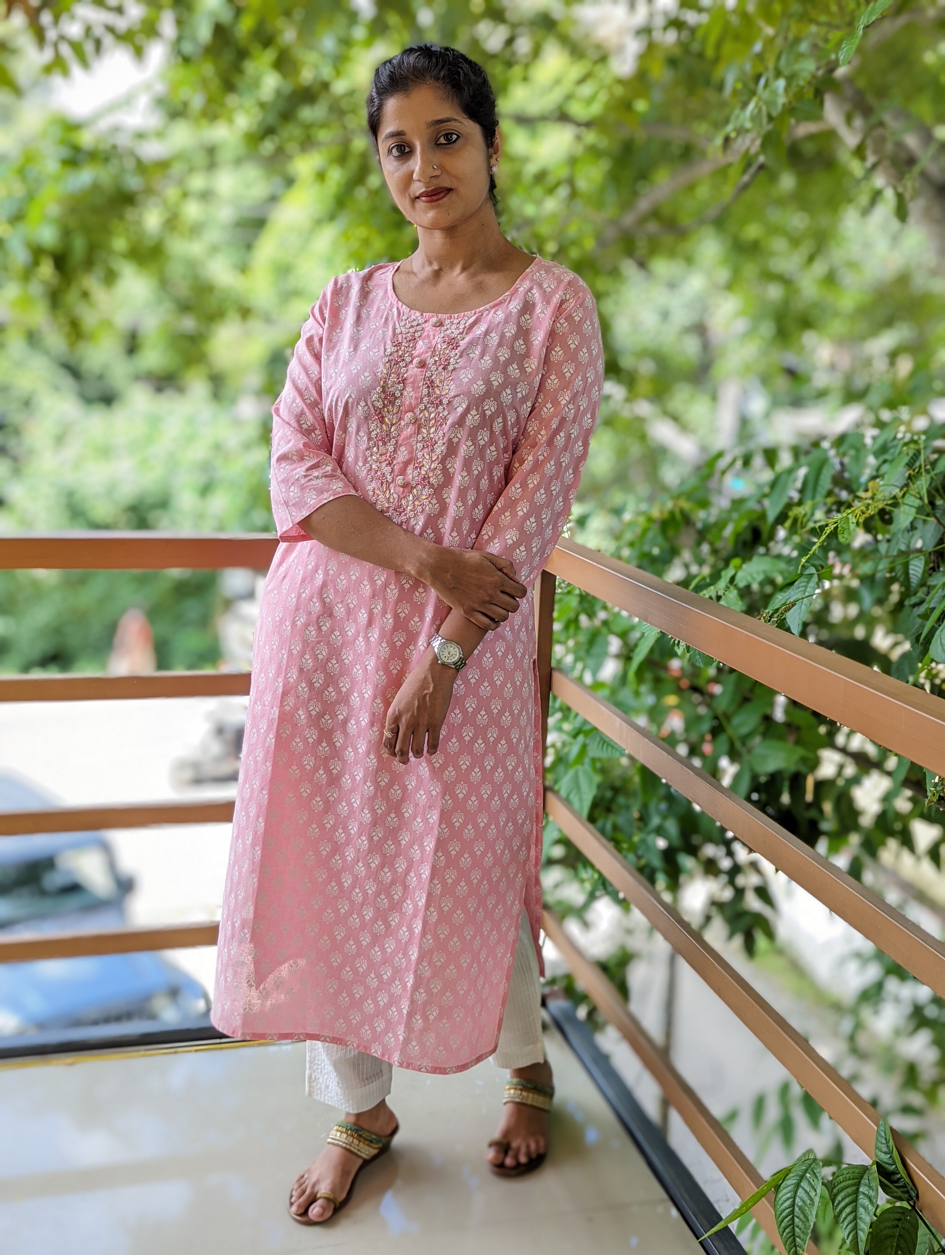 Load image into Gallery viewer, Ready To Wear Cotton Kurti Set - 2568
